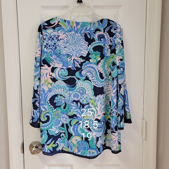 Lilly Pulitzer Florin Sheer Top XS - Picture 2 of 6